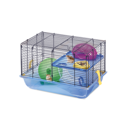 Imac cage pour hamster - Criceti 9 bleue 45 x 30,5 x 29 cm