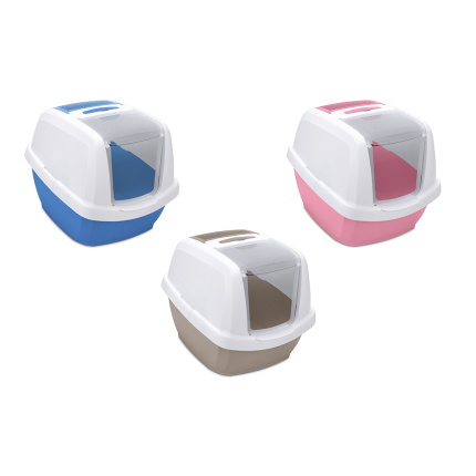Imac Maison de toilette Maddy Junior rose/blanc + bleue/blanc + taupe/blanc