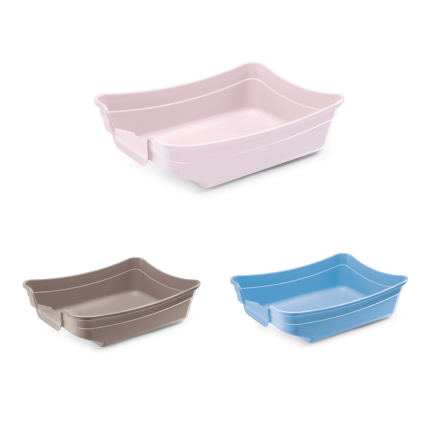 Imac bac à litière chaton/rongeurs Polly coloris assortis