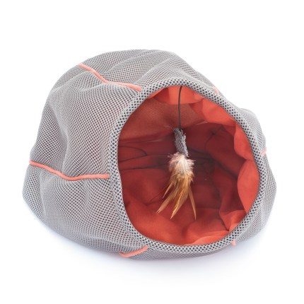 Imac grotte en tissus pour chat 37 x 37 cm
