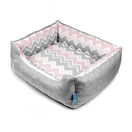 Luben Spring chevron corbeille L grise/rose