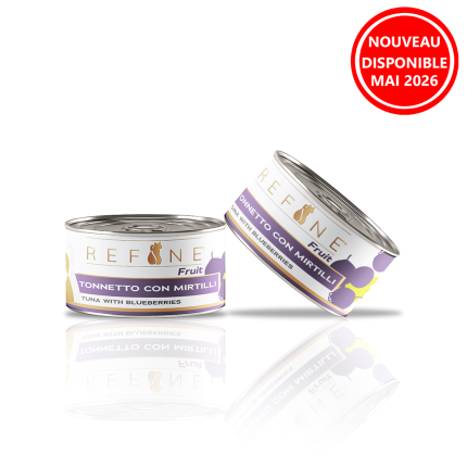 Refine chat Fruits bte 80g thon avec myrtilles