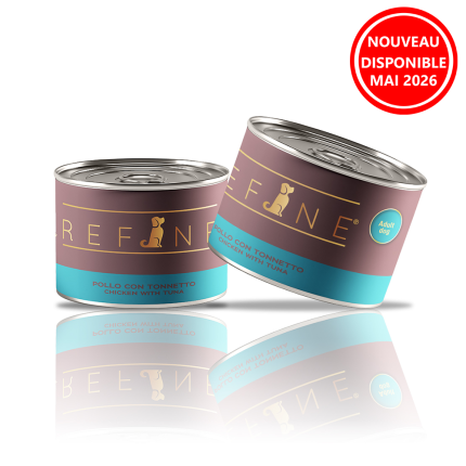 Refine chien Home cooking bte 170g poulet avec thon
