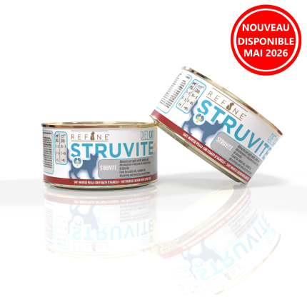 Refine chat Vet Diet struvite bte 80g mousse poulet avec foie d'agneau