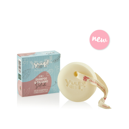 Yuup Home Shampooing et conditionneur solide 2 en 1 80 g