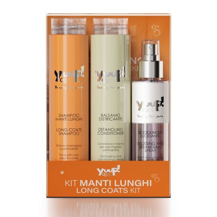 Yuup Home kit poils longs (shampooing + conditionneur + spray démêlant)