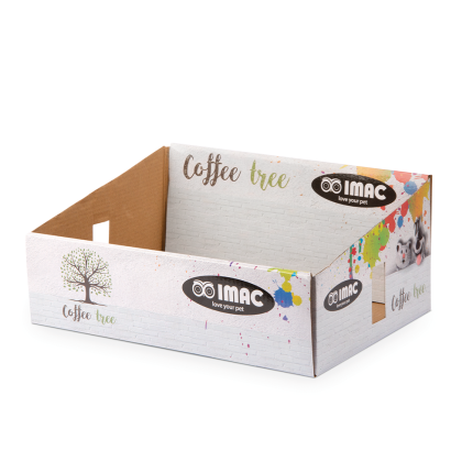 Imac display carton seul pour gamme java bois de caféier