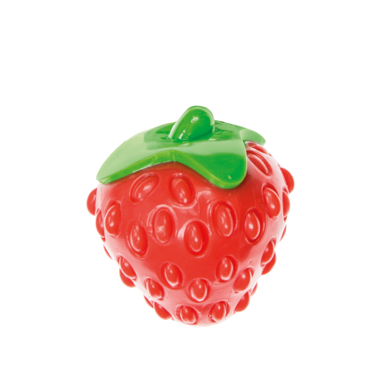 Imac jouet fraise en TPR avec couineur 9 cm