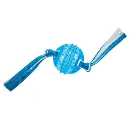 Imac jouet chiot en TPR et toile balle ronde 8,5 cm