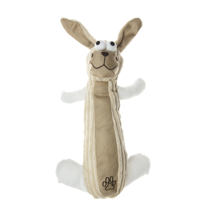 Imac peluche en tissus et nylon avec couineur lapin 30 cm