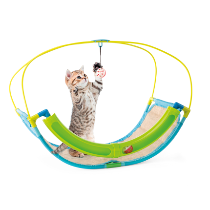 Imac tapis de jeu pour chat rocking station 60 x 33 x 46 cm