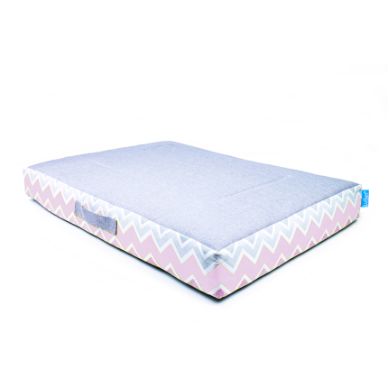 Luben Spring chevron coussin L rose