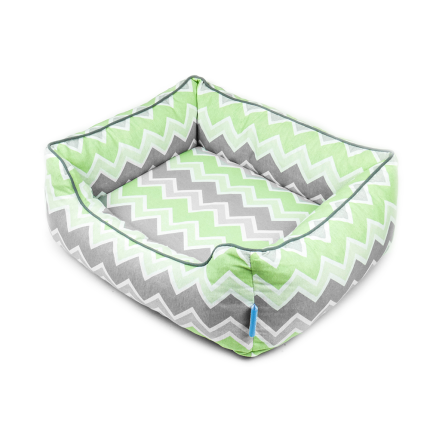 Luben Spring chevron corbeille M verte